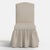 Not Yet Made - Made To Order Stoffer Home x Cloth & Company Thelma Ruffle Camel Back Dining Chair in Mauve Mini Gingham For Sale - Image 5 of 7