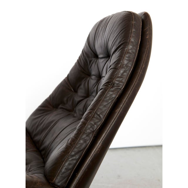 Set of MS-68 Swivel Lounge Chair and Ottoman from Madsen & Schübell, 1960s For Sale - Image 7 of 18