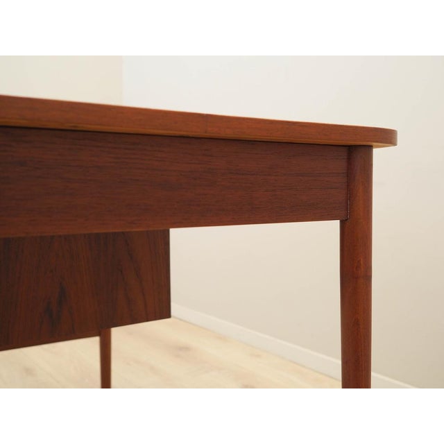 Orange Danish Teak Desk, 1960s For Sale - Image 8 of 15