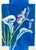 Contemporary "Iris and Lily" Contemporary Modernist Botanical Painting by Adele For Sale - Image 3 of 5