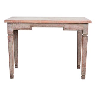 Gustavian Period 18th Century Swedish Painted Center Table For Sale