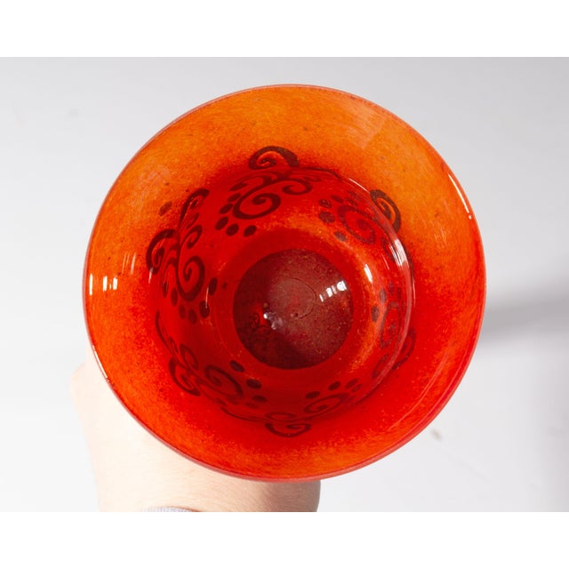 Art Glass Flower Sculpture by Stephen Fellerman and Clair Raabe For Sale In Indianapolis - Image 6 of 6