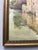 1930s French Watercolor of Sun-Drenched Houses in Period Gilt Frame For Sale - Image 9 of 12