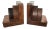Vintage Mid Century Modern Art Deco Architectural Rosewood Bookends - a Pair For Sale