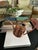 Vintage Copper Watering Can With Long Spout and Aged Patina For Sale - Image 9 of 12