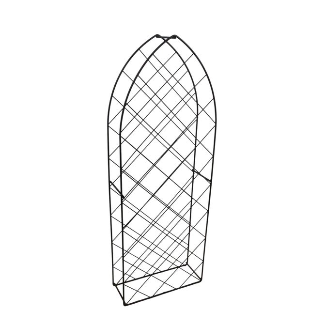 Mid-Century Modern Mid 20th Century Mid Century Modern Cathedral Form Wire Wine Rack For Sale - Image 3 of 13