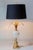 This striking 20th-century French lamp combines timeless elegance with bold, sculptural design, making it a standout piece...