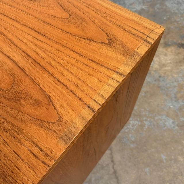 Vintage Danish Modern Teak Apartment-Sized Sideboard Credenza, Circa 1960's Mid Century For Sale - Image 4 of 6