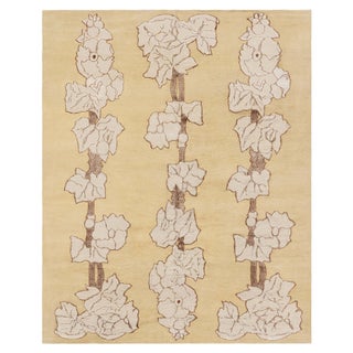 Modern Napa Vines Handmade Wool Rug by Doris Leslie Blau For Sale