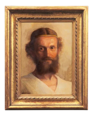 'Prophetic Figure' by Homer Williams, Chouinard Art Institute, Figural Study, Christian, Biblical, Old Testament