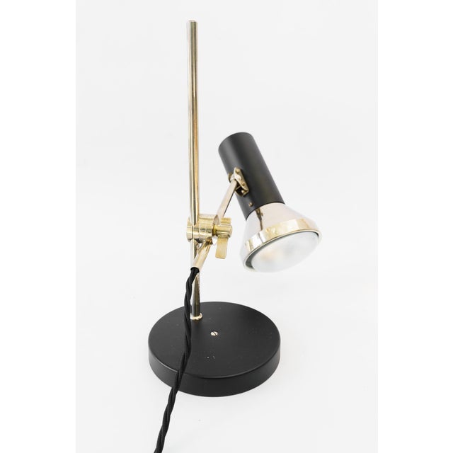 Adjustable Nickel Table Lamp, Vienna, 1960s For Sale - Image 11 of 12