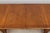 Satinwood Finish Pedestal Dining Room Table W. Paw Feet For Sale - Image 13 of 18