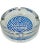 Glass Vintage El Morocco Nyc Nightclub Zebra Glass Ashtray New York For Sale - Image 7 of 13