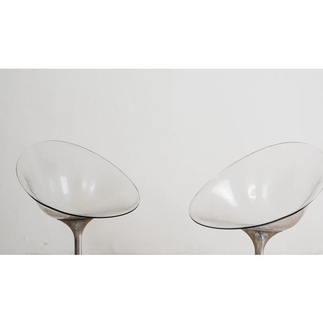 Ero/S Swivel Armchairs by Philippe Starck for Kartell, 2000s, Set of 2 For Sale - Image 10 of 12