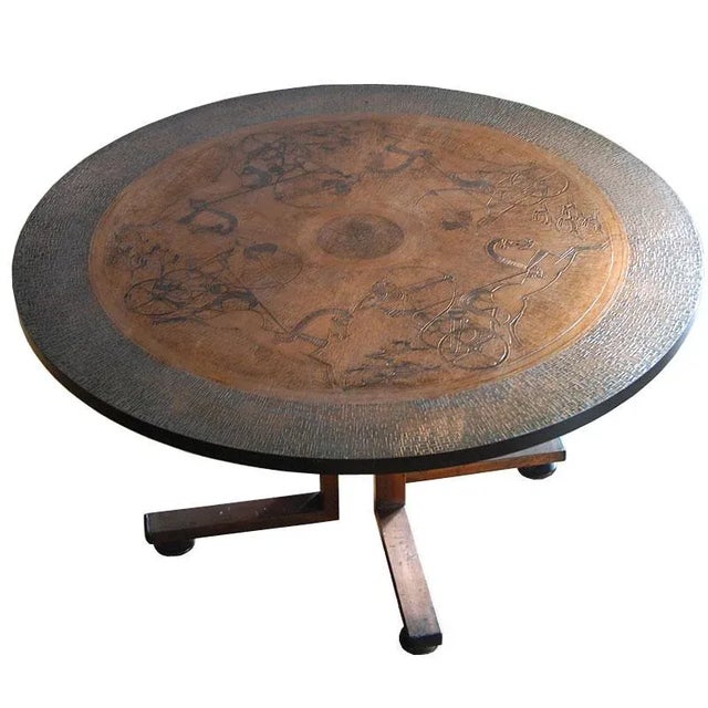 Mid-Century Modern Danish Copper Coffee Table from Monrad, 1960s For Sale - Image 3 of 10