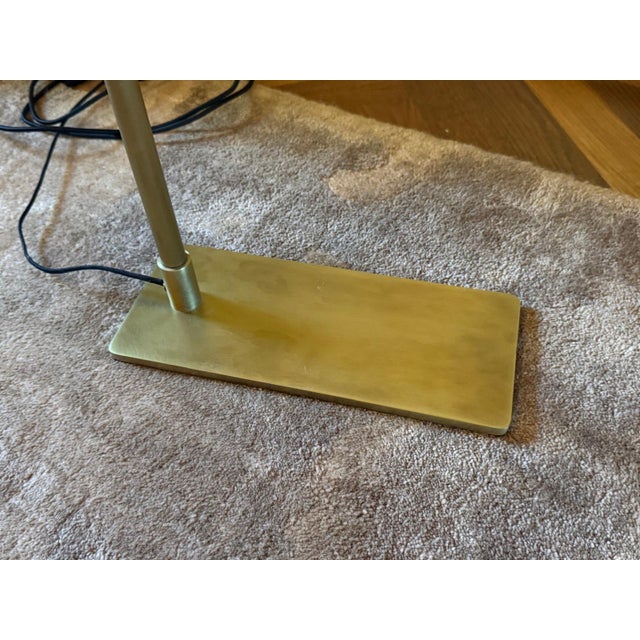 Metal Brass Adjustable Floor Lamp For Sale - Image 7 of 9