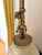 Oversized Vintage Hollywood Regency Opaline Glass Brass Cherub Table Lamps Restored - A Pair For Sale In Philadelphia - Image 6 of 7