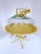 Traditional 1990s Decorative Golden Iron Cake Stand With Glass Dome and Crystal Accents For Sale - Image 3 of 13