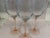 Hollywood Regency 1990s Blush Stem Wine Glasses- Set of 3 For Sale - Image 3 of 8