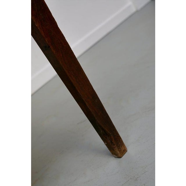 This elegant table was made in France in the early 20th century. The table was made in solid oak with beautiful grain...