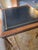 Vintage Drexel Faux Bamboo Chippendale Style Leather Top Game Table For Sale - Image 11 of 14