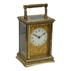 French Early 20th Century Brass Carriage Clock