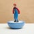 Subbuteo Ornament Sculpture in Double-Mold Ceramic from Artigianato Italiano For Sale - Image 4 of 4