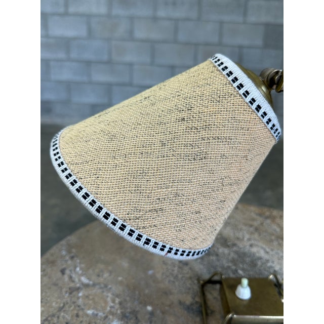 Brass 1950s Idman Table/ Wall Lamp by Mauri Almari For Sale - Image 8 of 12