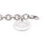 Contemporary Tiffany & Co. Return to Tiffany Sterling Silver Round Tag Link Bracelet Polished For Sale - Image 3 of 6
