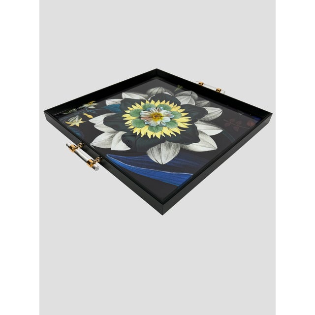 Christian Lacroix Custom Tray Christian Lacroix Atlantis Black For Sale - Image 4 of 9