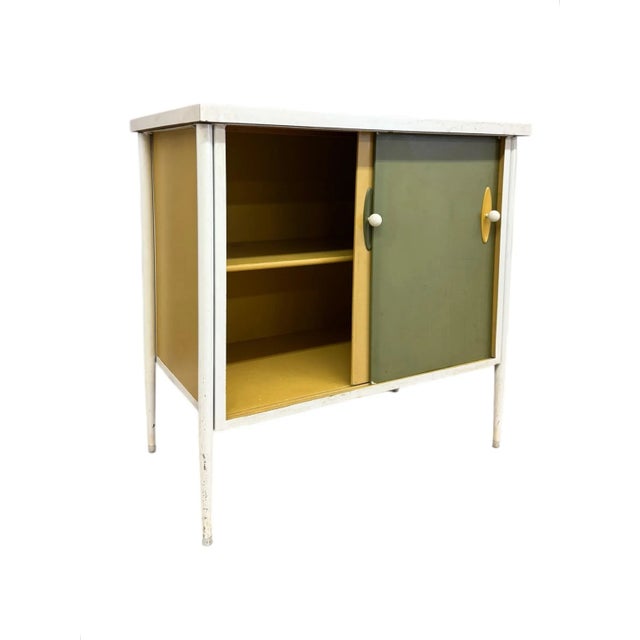 Vintage Mid Century Modern Record Cabinet or Credenza in Style of George Nelson For Sale - Image 9 of 10