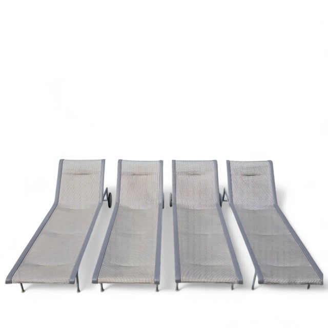 Richard Schultz 1966 Collection Adjustable Chaises, Set of 4 For Sale - Image 10 of 12