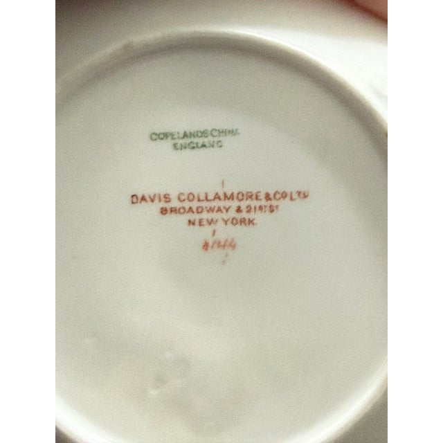 Metal Mid 19th Century Davis Collamore Porcelain and Gold Dish Set - 14 pcs For Sale - Image 7 of 7
