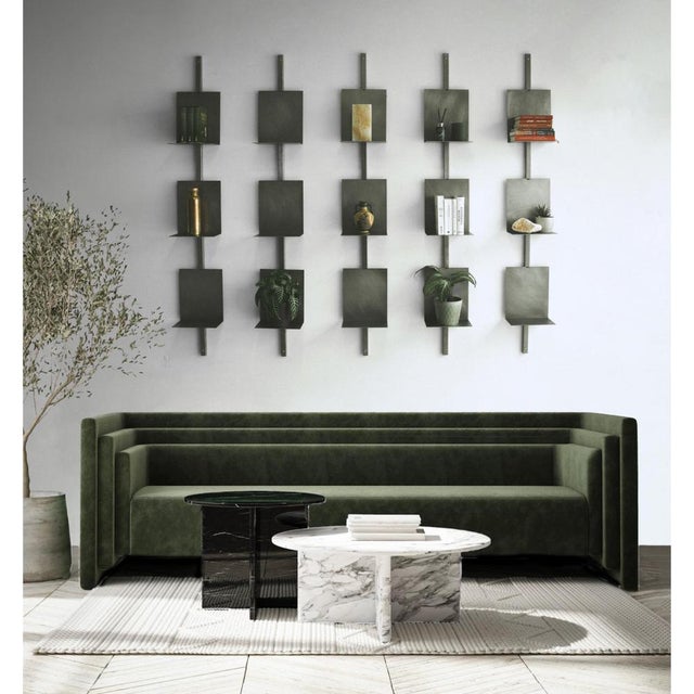 Not Yet Made - Made To Order Kinko Shelf in Stainless Steel by Zincutec For Sale - Image 5 of 8