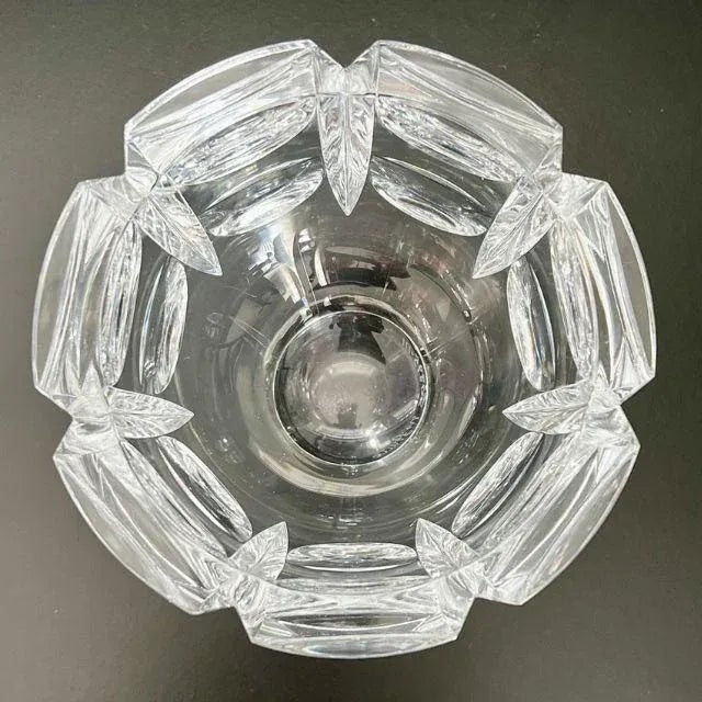 Mid-Century Modern Mid-Century Simon Gate for Orrefors "Thousand Windows" Crystal Bowl, Signed For Sale - Image 3 of 10