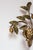 Large Italian Gilt Metal Wall Sconce with Leaves and Fruit, 1980s For Sale - Image 3 of 6