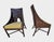 Modern Set of 2 Barbara Barry for McGuire Caned Arm Chairs For Sale - Image 3 of 9