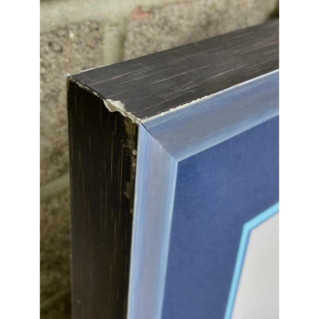 Framed Signed "Blue Tranquility" Limited-Edition Print by Ozz Franca For Sale - Image 9 of 12