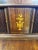 Hepplewhite Mid 20th Century Beautiful Inlaid Mahogany and Flame Mahogany Tambour Desk For Sale - Image 3 of 13