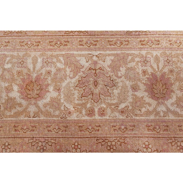 Indian Fine Antique Indian Amritsar Botanic Carpet For Sale - Image 3 of 7
