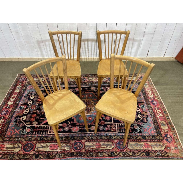 Chairs from Baumann, 1950s, Set of 4 For Sale - Image 4 of 7