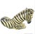 Traditional Vintage Yellow Black Large Italian Sitting Regency Zebra Room Decor Statue For Sale - Image 3 of 11