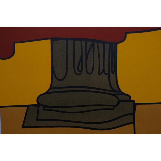 Valerio Adami, Charleroi, Lithograph For Sale - Image 4 of 6