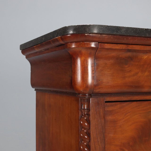 Charles X Chest in Mahogany For Sale - Image 4 of 12