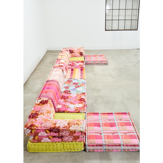 Textile Mah Jong Kenzo Missoni Sectional Sofa Hans Hopfer for Roche Bobois For Sale - Image 7 of 18
