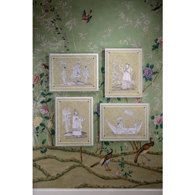 American Winterthur for Port 68 Azalea Woods, Chair Shadowbox Giclee Print For Sale - Image 3 of 6