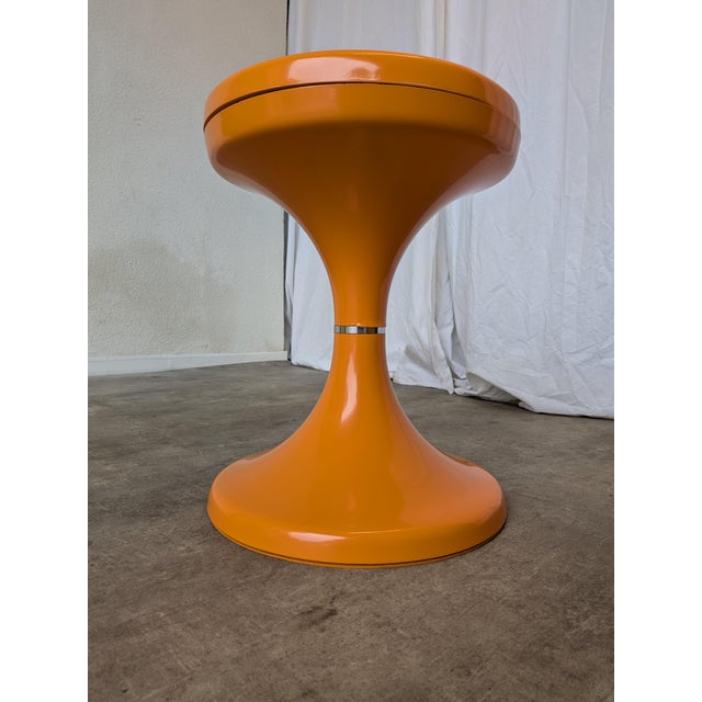 Red Vintage Jurček Mushroom Stool from Meblo, 1960s For Sale - Image 8 of 18