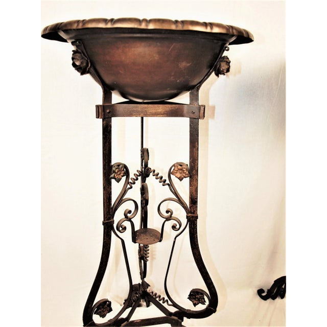 Pair Antique Art Nouveau Iron Brass and Copper Planter $ 1200. An antique pair Art Nouveau iron, brass, and copper...