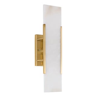 Mosman Brass Linear Wall Sconce from Pure White Lines For Sale