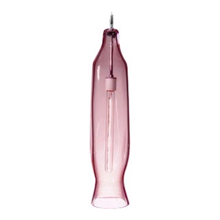 Sorciere Pendant Light from the Constantine Collectionin Rose Quartz For Sale